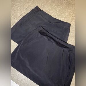 SET OF 2 Women’s Black Athleta Active Skorts Skirts Size 8